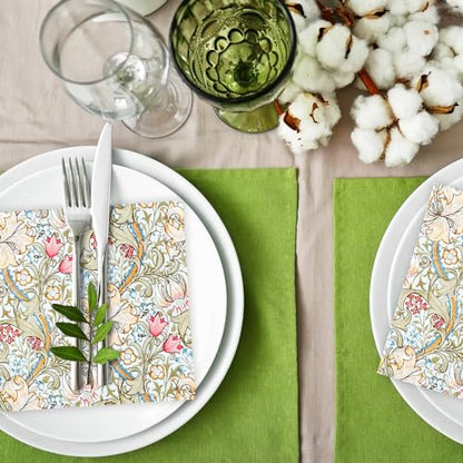 William Morris Cocktail Napkins Floral Decorative for Decoupage (50 Count)