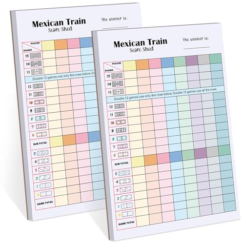 Mexican Train Score Pads (2 Count)