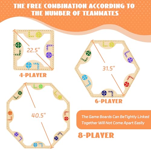 Solid Wood Marbles and Jokers Board Game