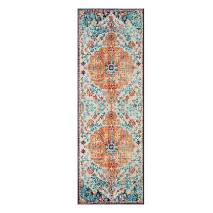 Bohemian Floral Medallion Runner Rug