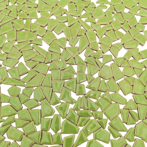 1.1LB Irregular Ceramics Mosaic Tiles (350 Count)