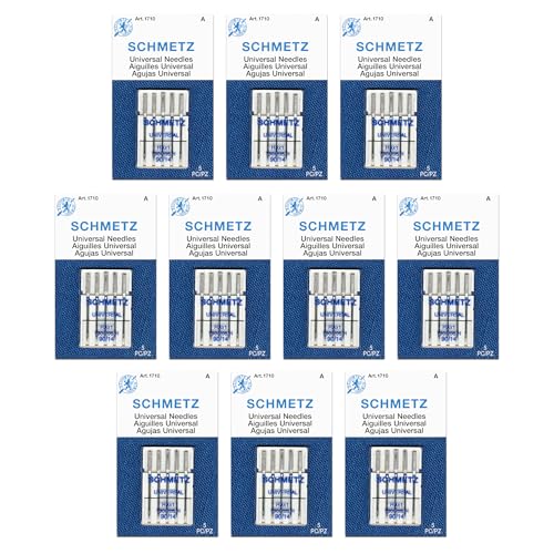 Universal Sewing Machine Needles (50 Count)