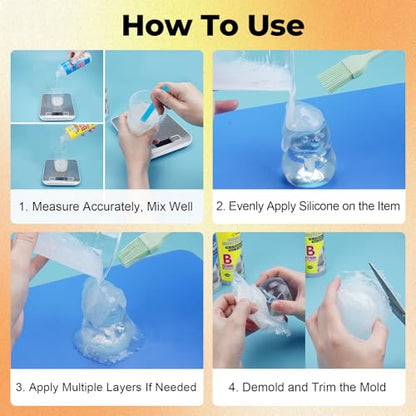 Brush On Silicone Mold Making Kit