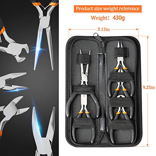 5 Pieces Mini Pliers (5 Count)