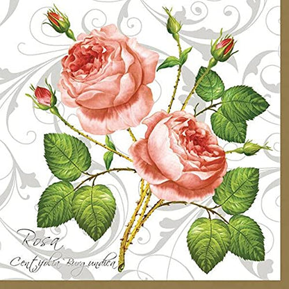 20 ct 13x13 Flowers Paper Luncheon Decoupage Napkins (20 Count)