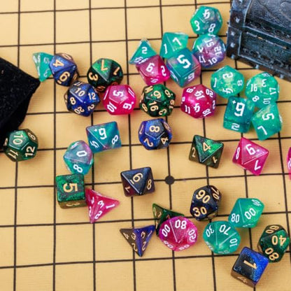 DND Dice Set 35 Pcs Polyhedral Dungeons and Dragons Rolling Dice Set (49 Count)