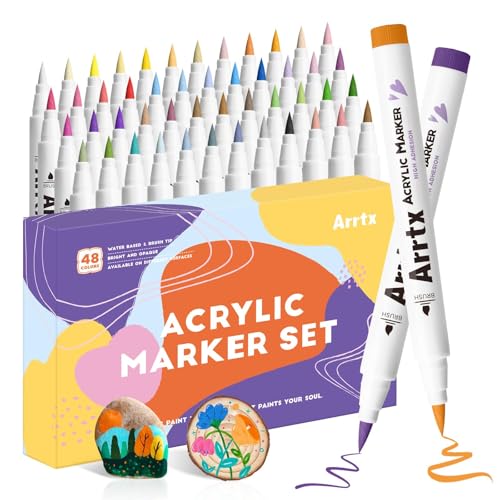 48 Colors Acrylic Marker