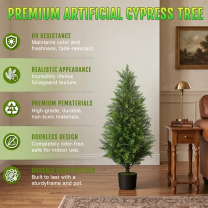 2Pack 3FT Artificial Cedar Tree (2 Count)