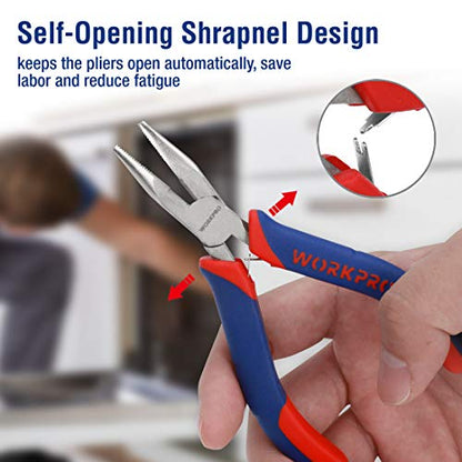 6 piece Mini Pliers Set with Pouch (6 Count)