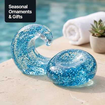 Craft Glitter Ocean Blue 100g Extra Chunky Glitter (3.5 Ounce)
