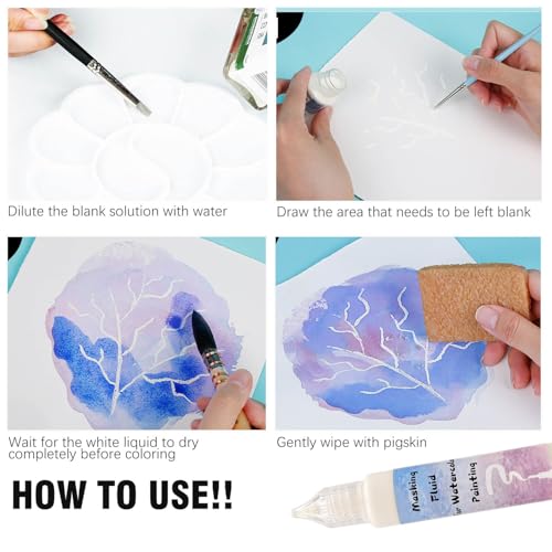 White Watercolor Masking Fluid