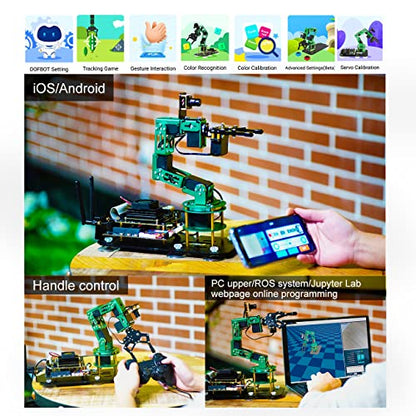 6DOF Robotic Arm for Jetson Nano 4GB ROS2