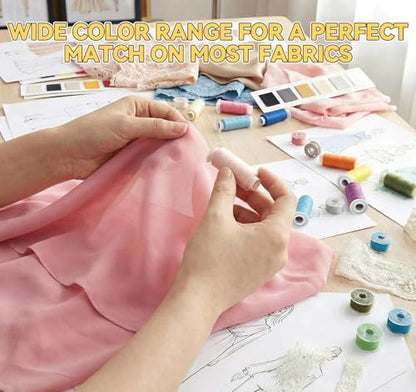 95pcs Sewing Thread Bobbins Kit