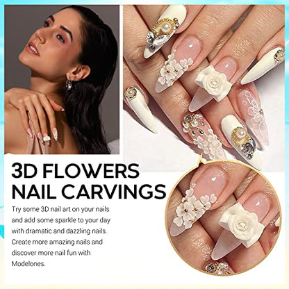 Poly Gel Nail Kit 30 Colors with 8 W Nail Lamp Poly Extension Gel Clear Pink Black Golden Green Complete Starter Kit for Beginner DIY Salon Quality Manicures