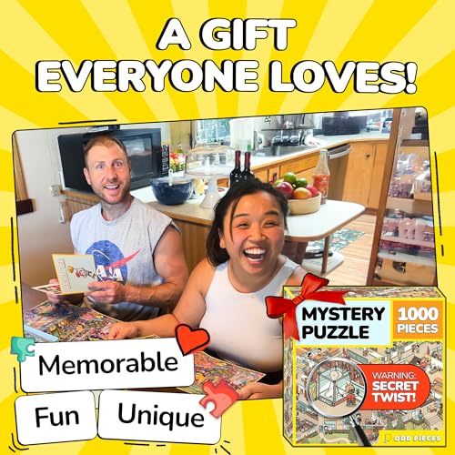 Jigsaw Puzzles 1000 Pieces with Storytelling Comics (1000 Count)