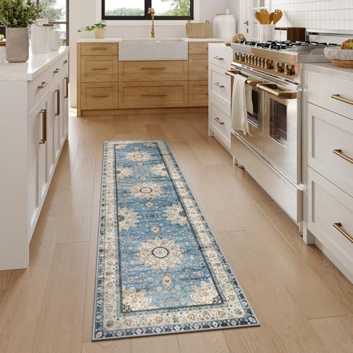 Felice Oriental Floral Medallion Runner Rug