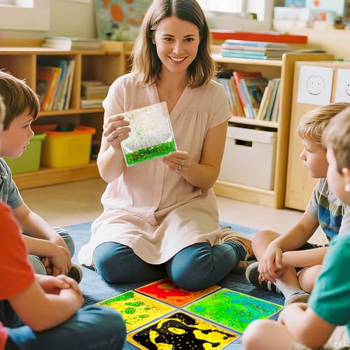 Squishy Liquid Sensory Tiles for Kids