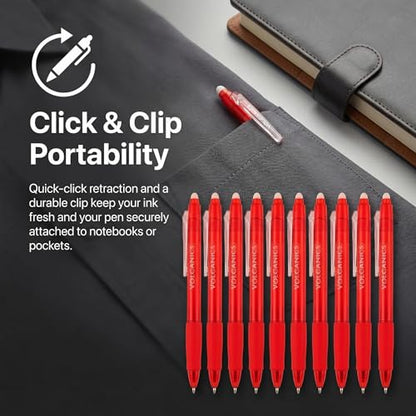 Erasable Gel Pens Red Ink (36 Count)