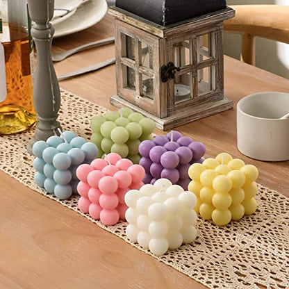 Cube Candle Molds (6 Count)