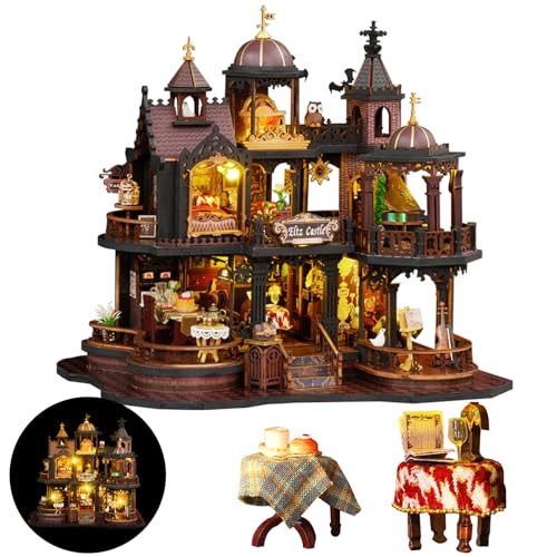 DIY Miniature House Kit Dollhouse Kit for Adults to Build Mini Magic House