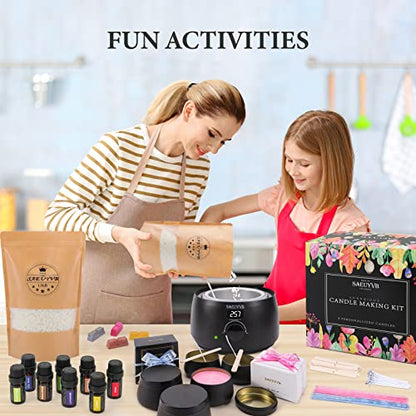 Candle Making Kit for Adults with Hot Plate