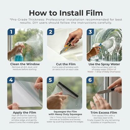 Window Security Film 5% VLT 99% UV Tinted Film