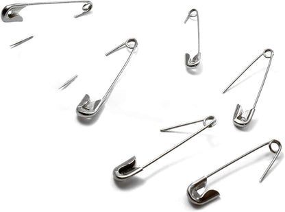 50PCS-3In Safety Pins,Stainless Steel Safety Pins,Bulk Metal Silver Sewing Pins Clothing Clips Tool 75mm Decorative(3" 50)