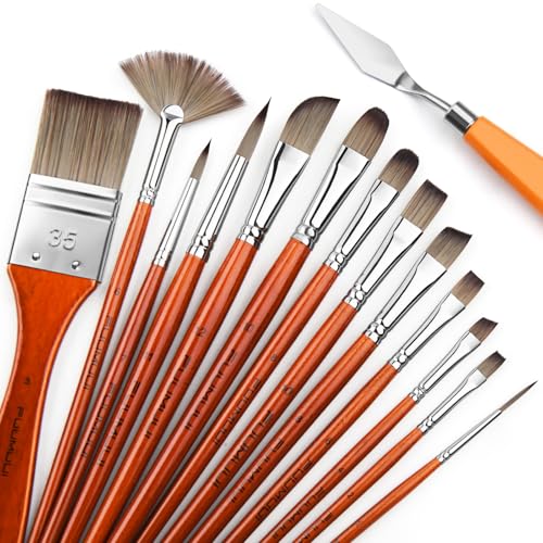 14pcs Acrylic Paint Brushes (14 Count)