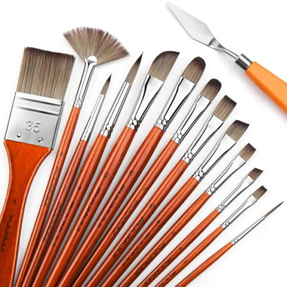 14pcs Acrylic Paint Brushes (14 Count)