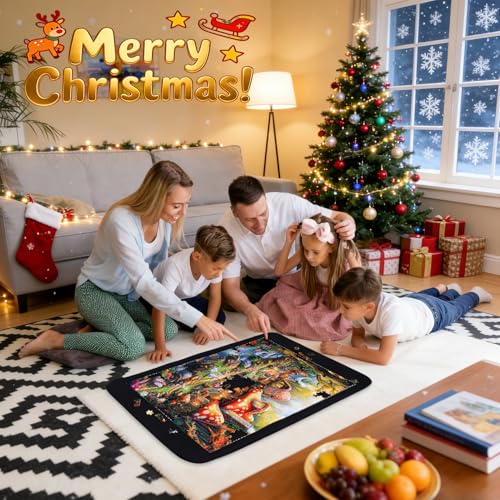 Extra Large Jigsaw Puzzle Mat Roll Up for 3000 Pieces