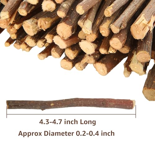 600PCS 4.5 inch Wood Log Sticks for Crafts (600 Count)
