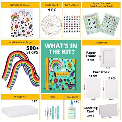 Beginner's Quilling Kit for Kids and Adults