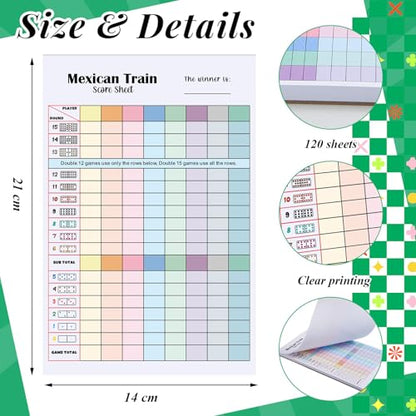 Mexican Train Score Pads (2 Count)
