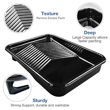 Great Andrew 15 Pcs Paint Tray Set (15 Count)
