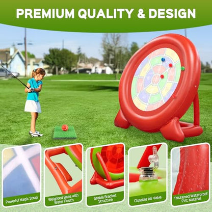 Giant Inflatable Dart Board Outdoor Soccer Golf Yard Games