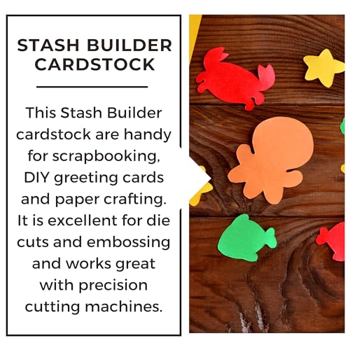 PA Paper Accents Stash Builder Cardstock 8.5" x 11" Crimson