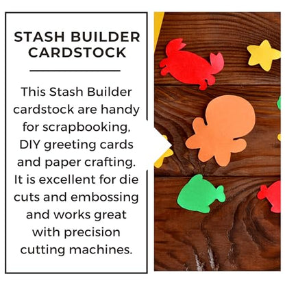 PA Paper Accents Stash Builder Cardstock 8.5" x 11" Crimson