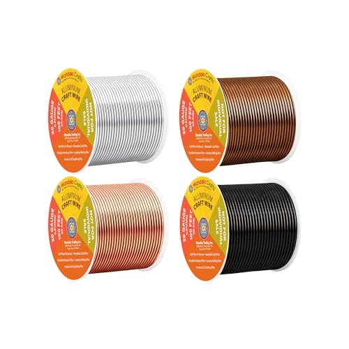 20 Gauge Neutral Combo Anodized Aluminum Craft Wire (400 Foot)