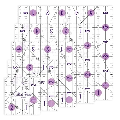 Small Quilting Ruler Bundle