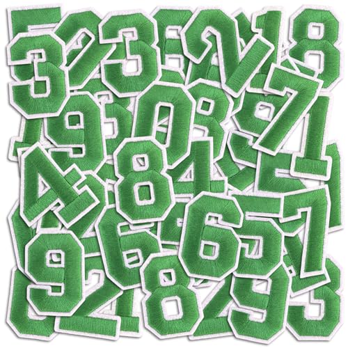 Number Iron On Patches (50 Count)