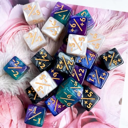 24Pieces Token Counter Dice (24 Count)