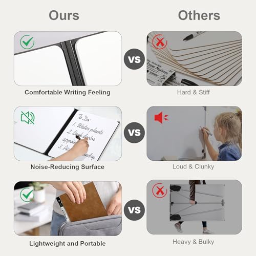 Portable White Board Dry Erase Notebook