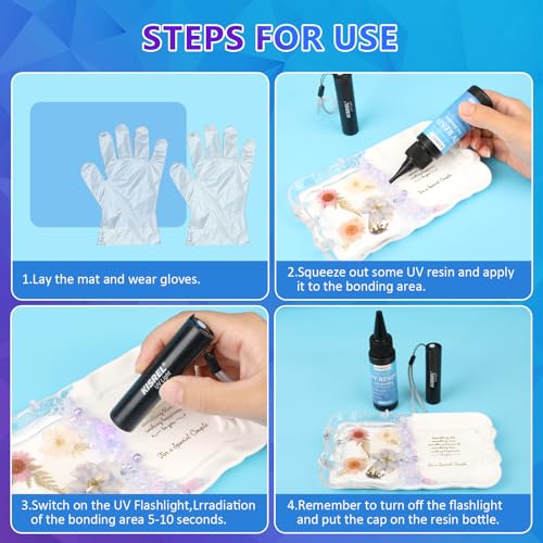 50g UV Resin Kit with Light