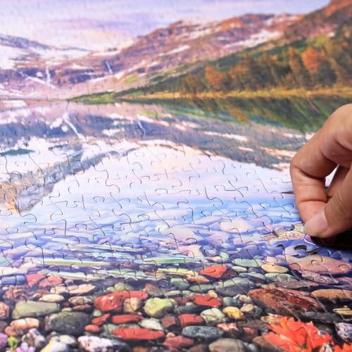 Glacier Lake Reflections 1000 Pieces Large Format Jigsaw Puzzle