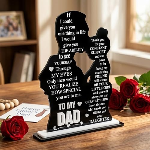 To My Dad Acrylic Plaque from Daughter