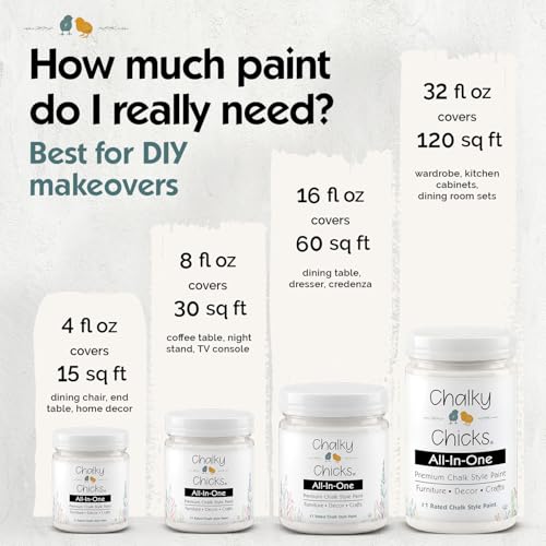 Old Lace 4 Fl Oz Chalk Paint for Furniture All in One