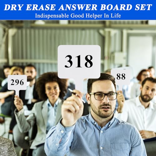 24 Pcs Dry Erase Answer Paddle (24 Count)