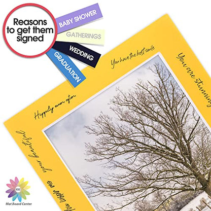 Mat Board Center 10 Pack 5x7 Photo Mats for 4x6 Picture