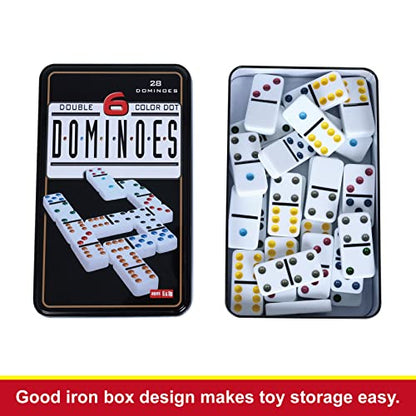 Double Six Dominoes Set