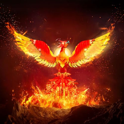 Phoenix Building Set with LED Lights for Adults